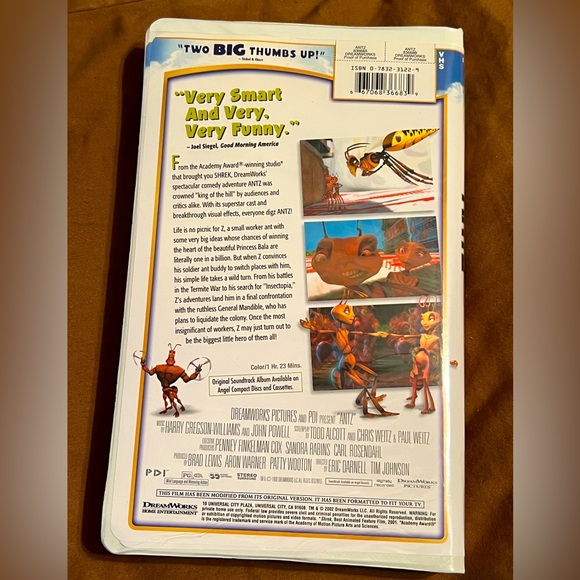 Dreamworks Animation VHS “Antz” - Picture 2 of 2